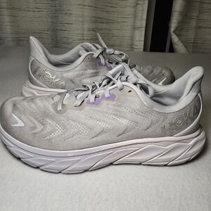 Hoka One One Arahi 6 Harbor Mist Silver Women's Running Stability Trainers 9